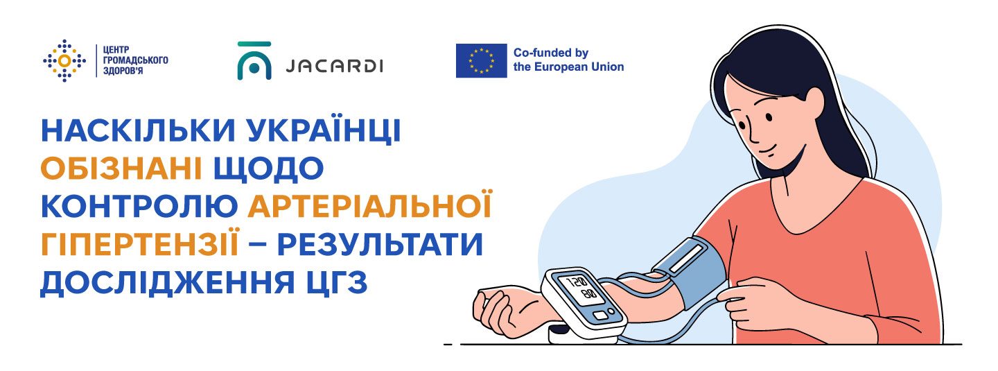 Наскільки українці обізнані щодо контролю артеріальної гіпертензії — дослідження ЦГЗ