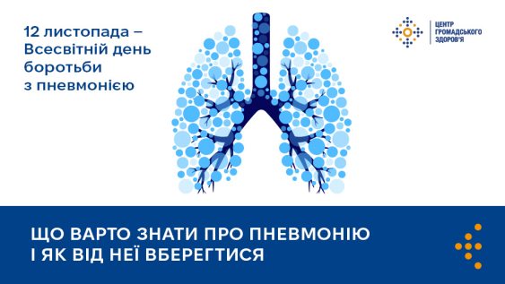 Всесвітній день боротьби з пневмонією: що варто знати про хворобу і як від неї вберегтися 