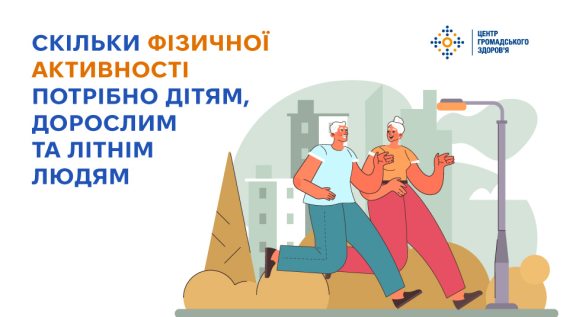 Скільки фізичної активності потрібно дітям, дорослим та літнім людям 