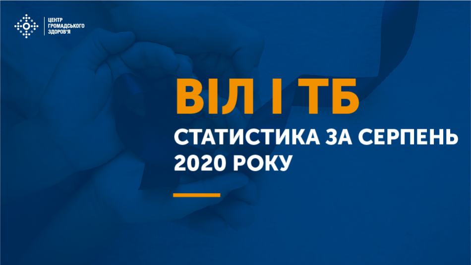 Статистика ВІЛ і ТБ в Україні: серпень 2020 року