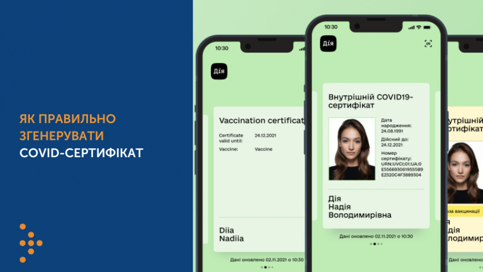 Як правильно згенерувати covid-сертифікат — контакт-центр моз відповідає на найчастіші питання українців