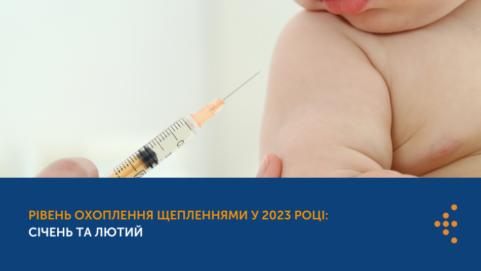 Рівні охоплення щепленнями за 2023: вакцинація продовжується попри війну