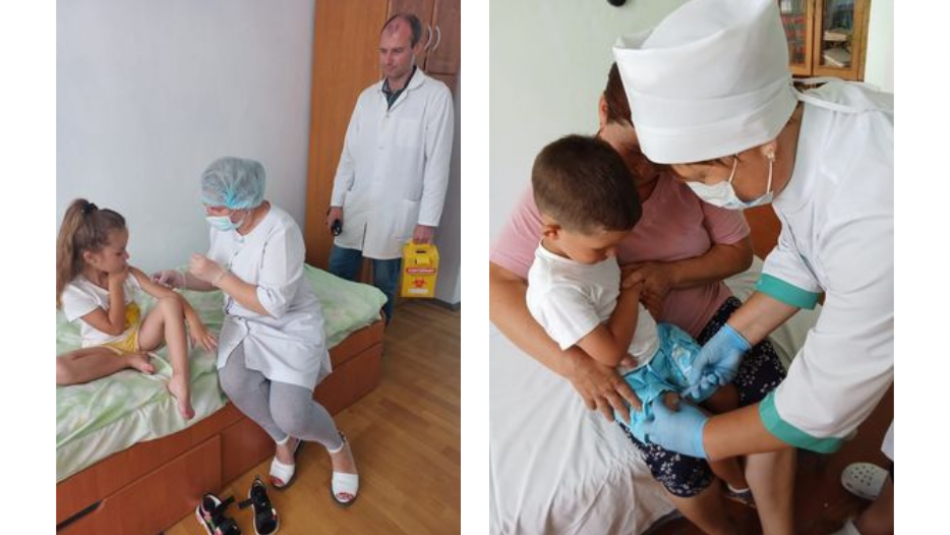 Загальнонаціональна кампанія вакцинації проти кору: в областях сформовано 312 мобільних бригад для щеплень дітей