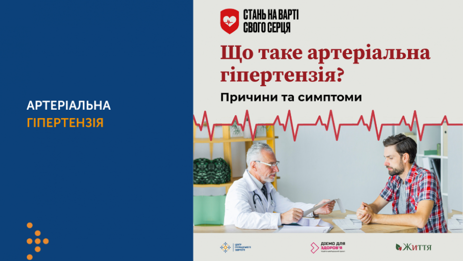 Що таке артеріальна гіпертензія: причини та симптоми