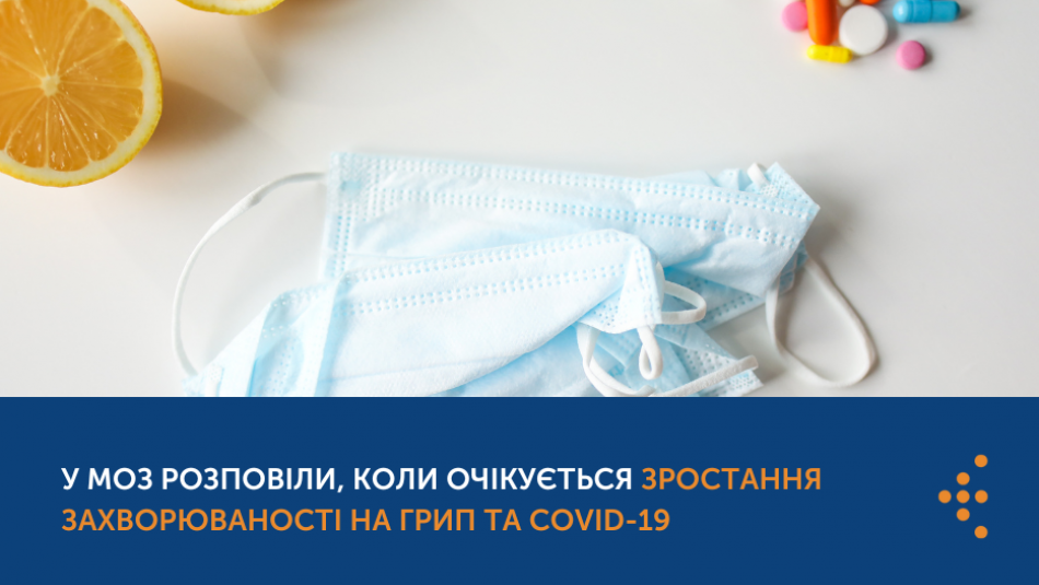 У МОЗ розповіли, коли очікується зростання захворюваності на грип та COVID-19