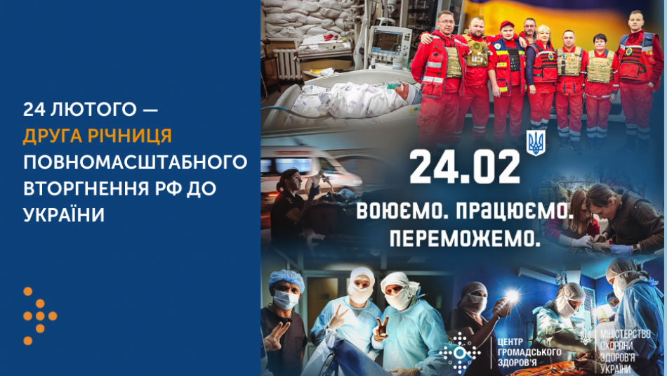 24 лютого — друга річниця повномасштабного вторгнення рф до України