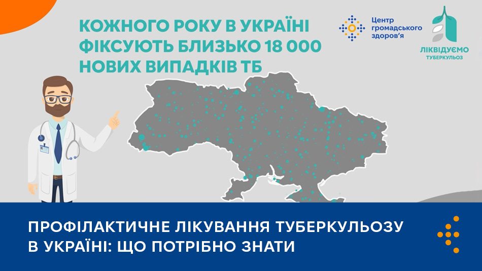 Профілактичне лікування туберкульозу в Україні: що потрібно знати