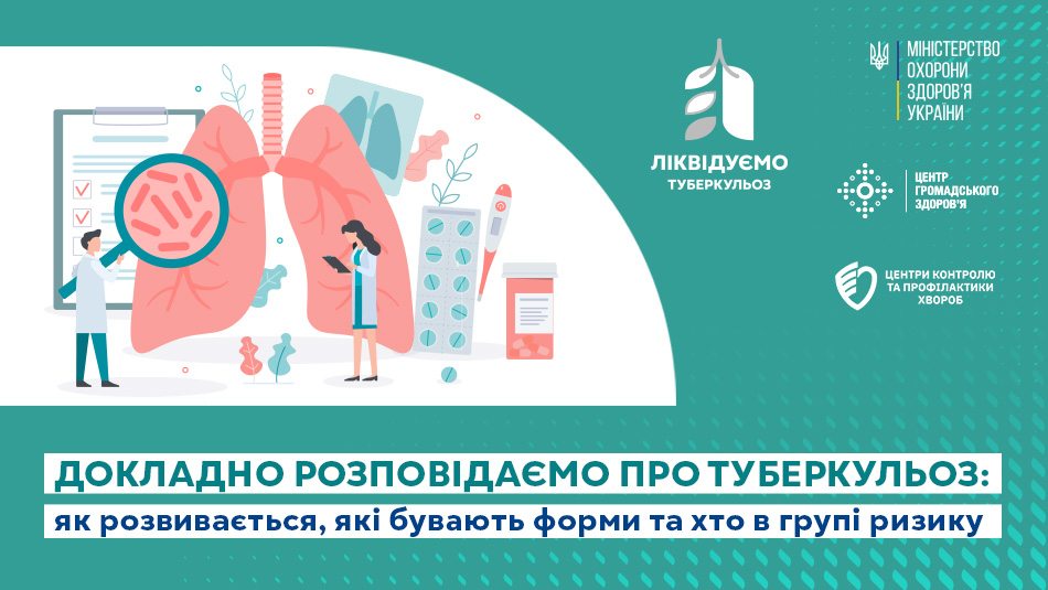 Докладно розповідаємо про туберкульоз: як розвивається, які бувають форми та хто в групі ризику