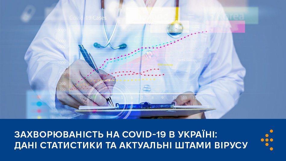 Захворюваність на COVID-19 в Україні: дані статистики та актуальні штами вірусу