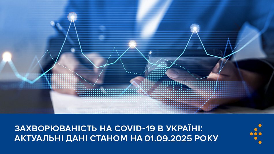 Захворюваність на COVID-19 в Україні: актуальні дані станом на 01.09.2025 року
