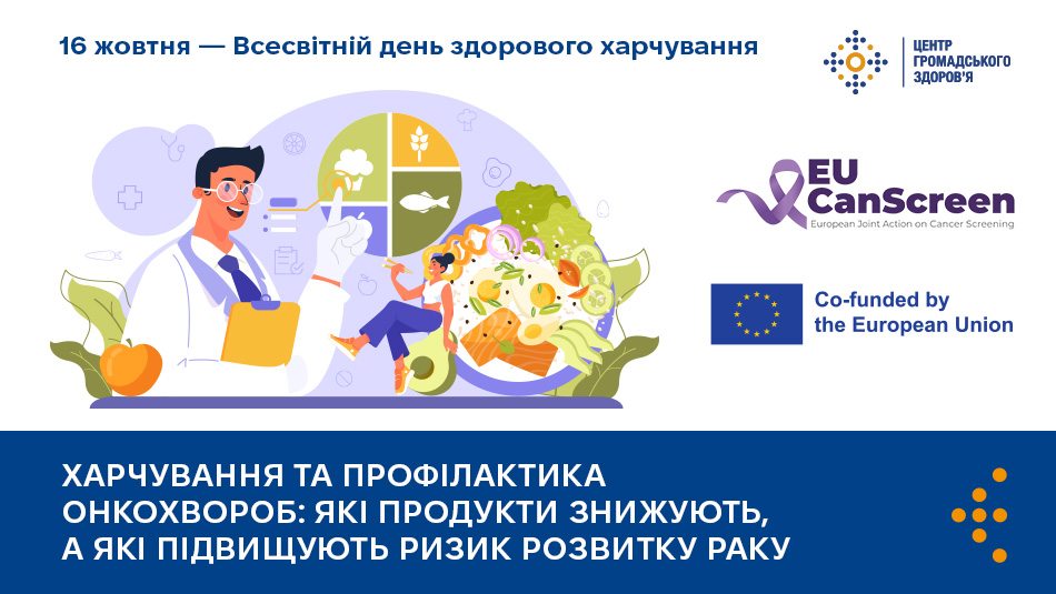 Харчування та профілактика онкохвороб: які продукти знижують, а які підвищують ризик розвитку раку