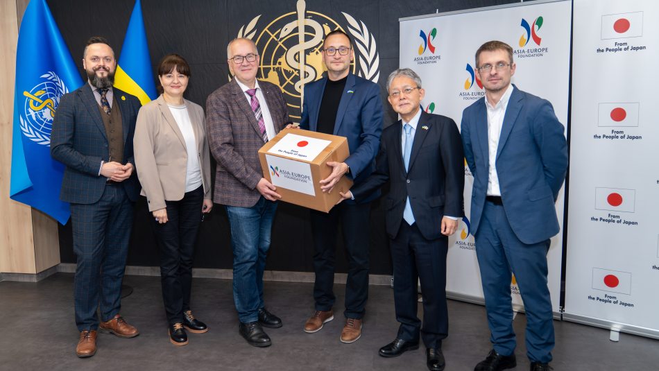 Лабораторні реагенти для виявлення інфекційних захворювань та запобігання поширенню епідемій передано в Україні за підтримки Фонду «Азія — Європа» (ASEF)  та Всесвітньої організації охорони здоровʼя