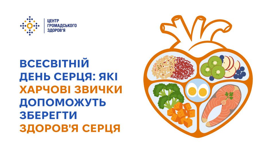Всесвітній день серця: які харчові звички допоможуть зберегти здоров'я серця 